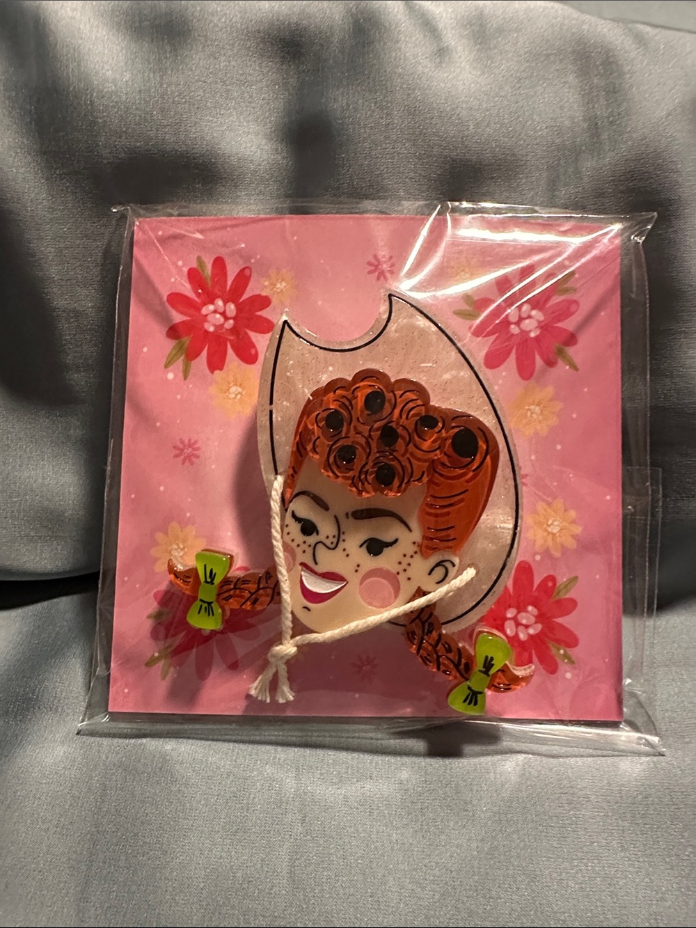 Darla the Cowgirl Brooch by Marla VonDuta x Lipstick & Chrome